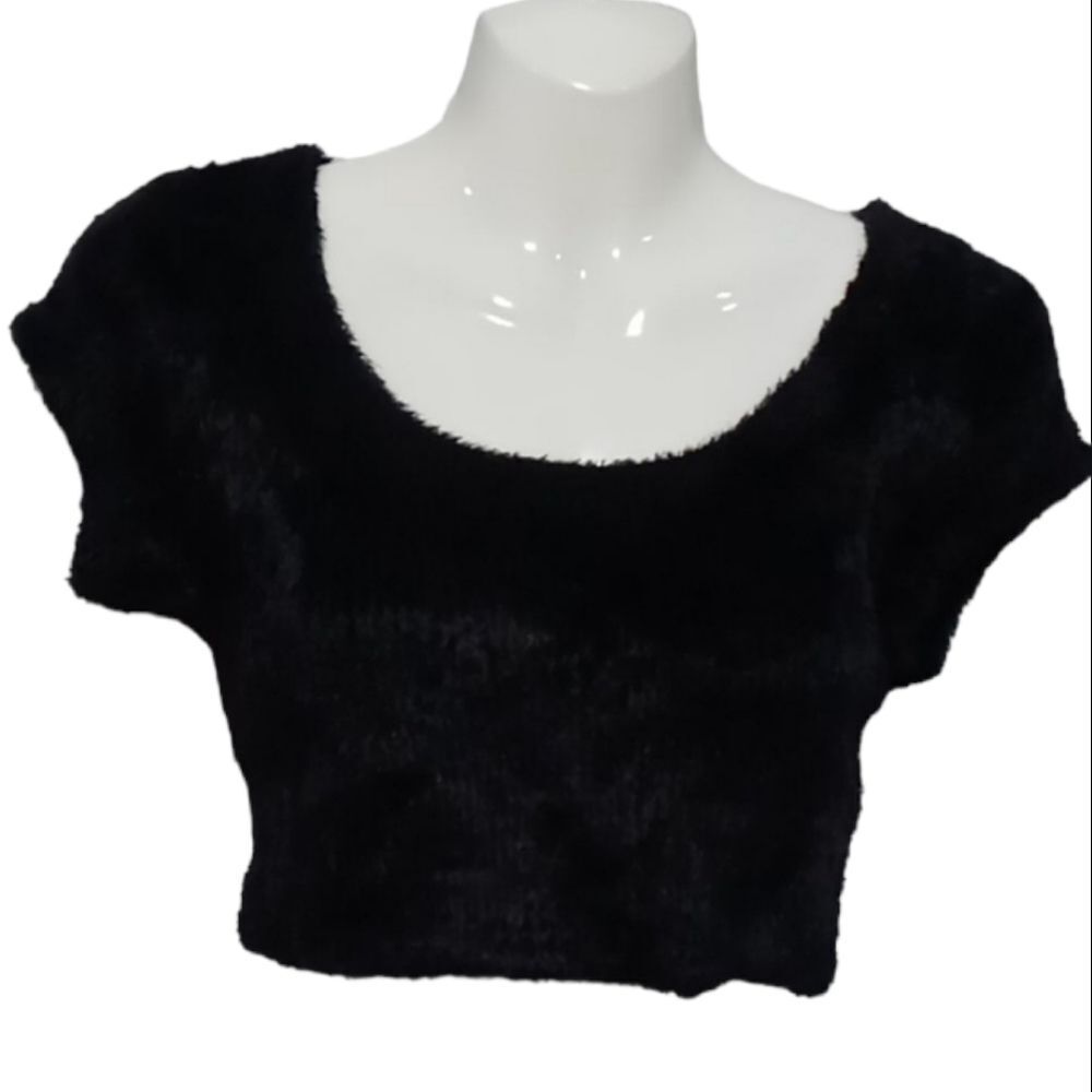 Akira Chicago fur crop top L